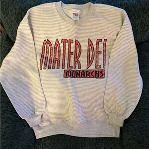 Mater Dei Monarchs Gray Sweater